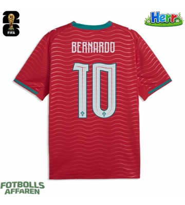 Portugal Bernardo Silva #10 Hemmatröja VM 2026 Kortärmad